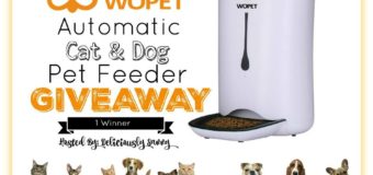 WOPET Automatic Dog and Cat Feeder Giveaway!